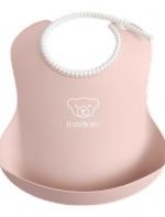 Babero suave rosa pastel de BabyBjÃ¶rn