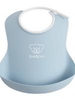 Babero suave azul pastel de BabyBjÃ¶rn
